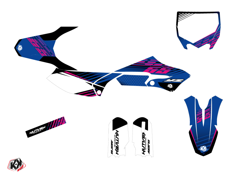 Yamaha YZ 65 Pink Motocross Grafik Kit. - Bild 2 von 2