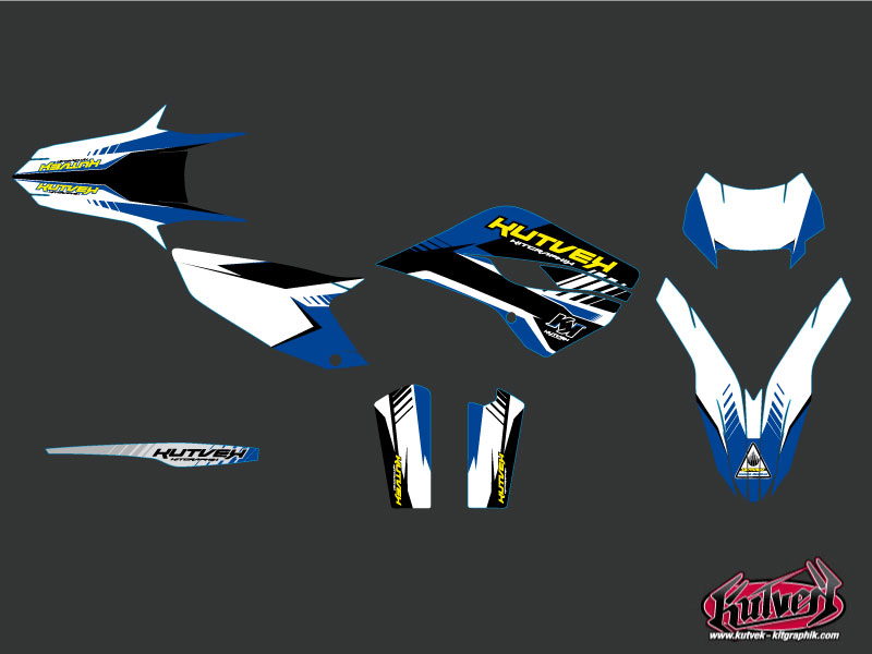 Kit adesivi per moto cross Pulsar Husqvarna 501 FE. - Foto 2 di 2