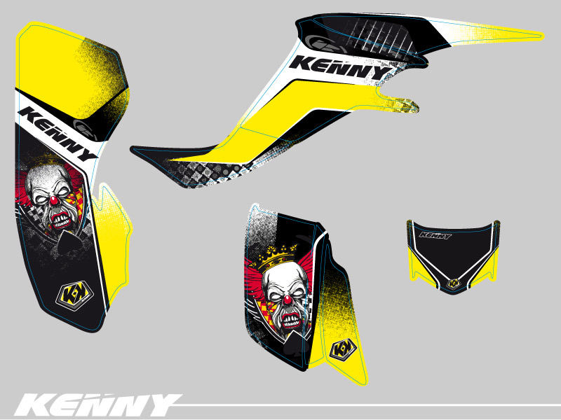 Kit adesivi Quad Kenny Suzuki 400 LTZ (2003-2008) - Foto 2 di 2
